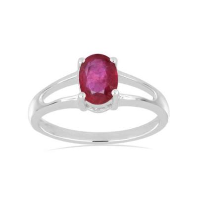 BUY REAL AFRICAN AMETHYST GEMSTONE RING IN STERLING SILVER